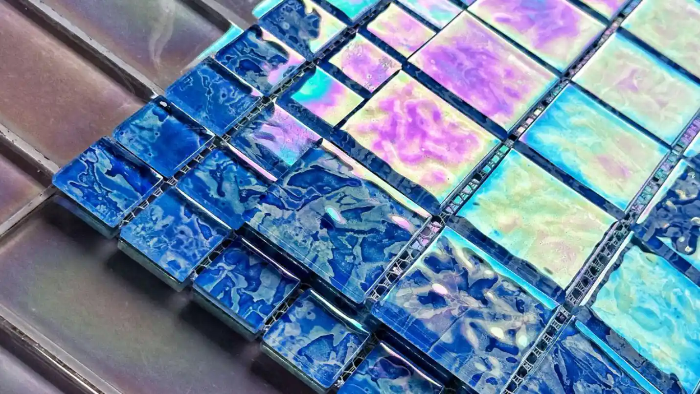 طرح جدید کاشی استخری و کاشی شیشه استخری